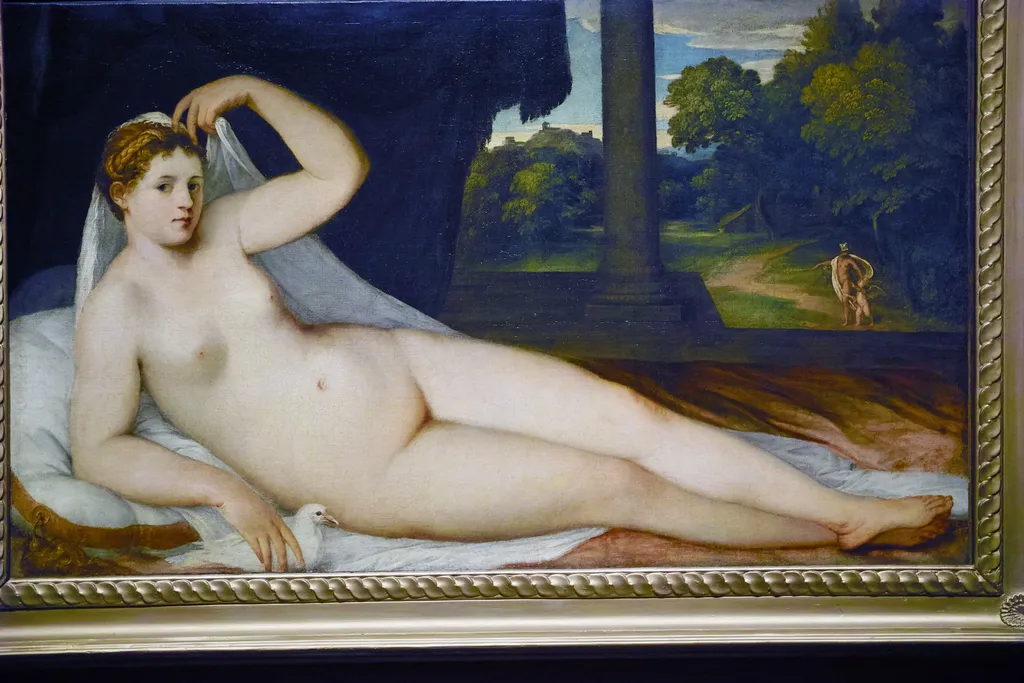 Venus, by Lambert Sustris, oil, 1550