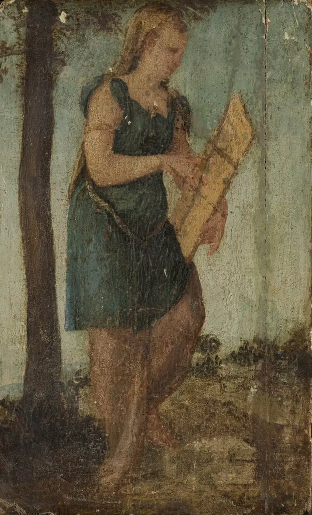 Woman with Shield, by Lambert Sustris