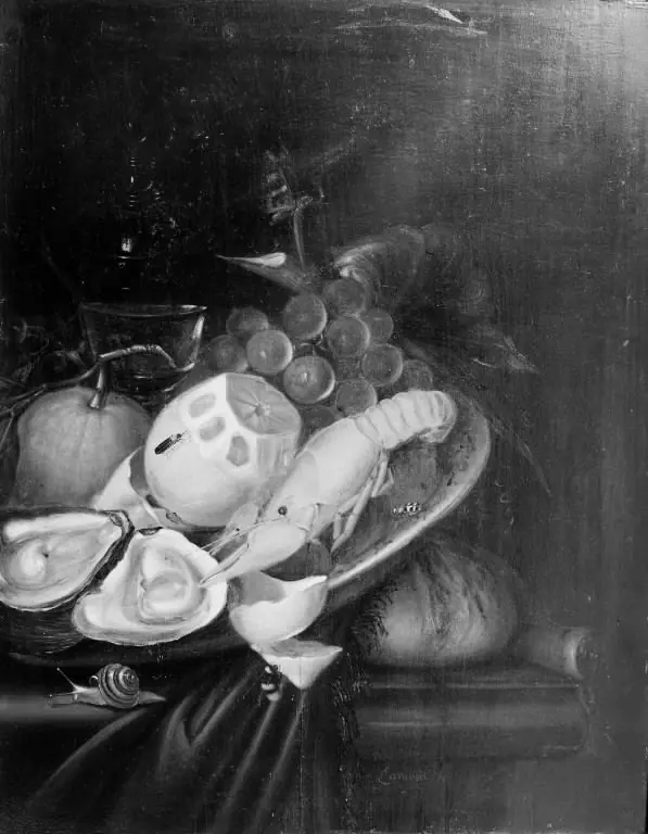 Nature morte med hummer og citron, by Lambert van Haven