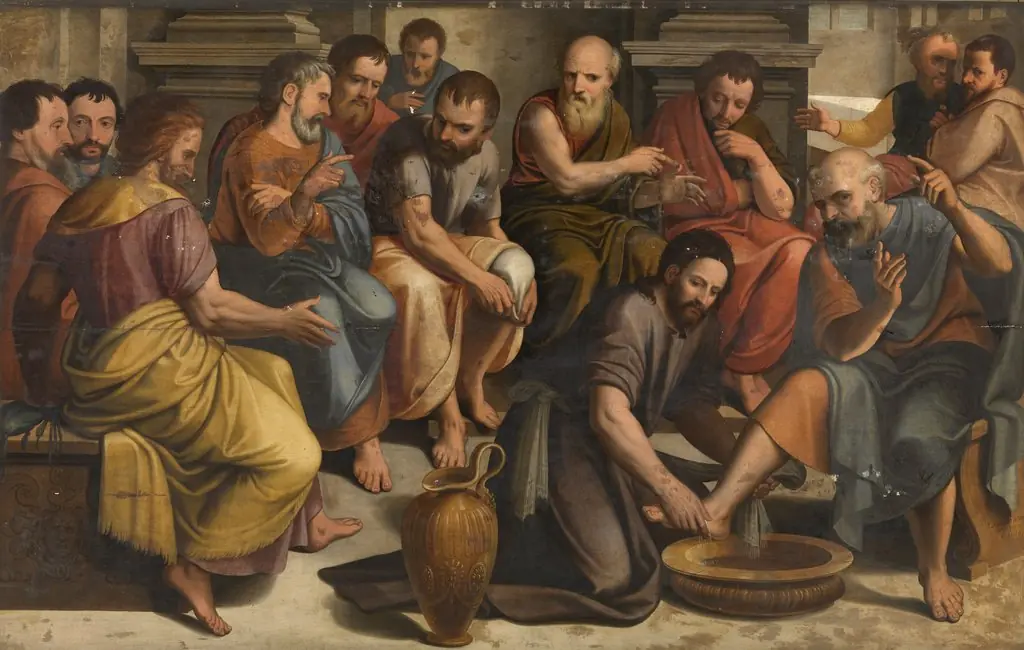 Christ Washing the Feet of the Apostles, by Lambert van Noort
