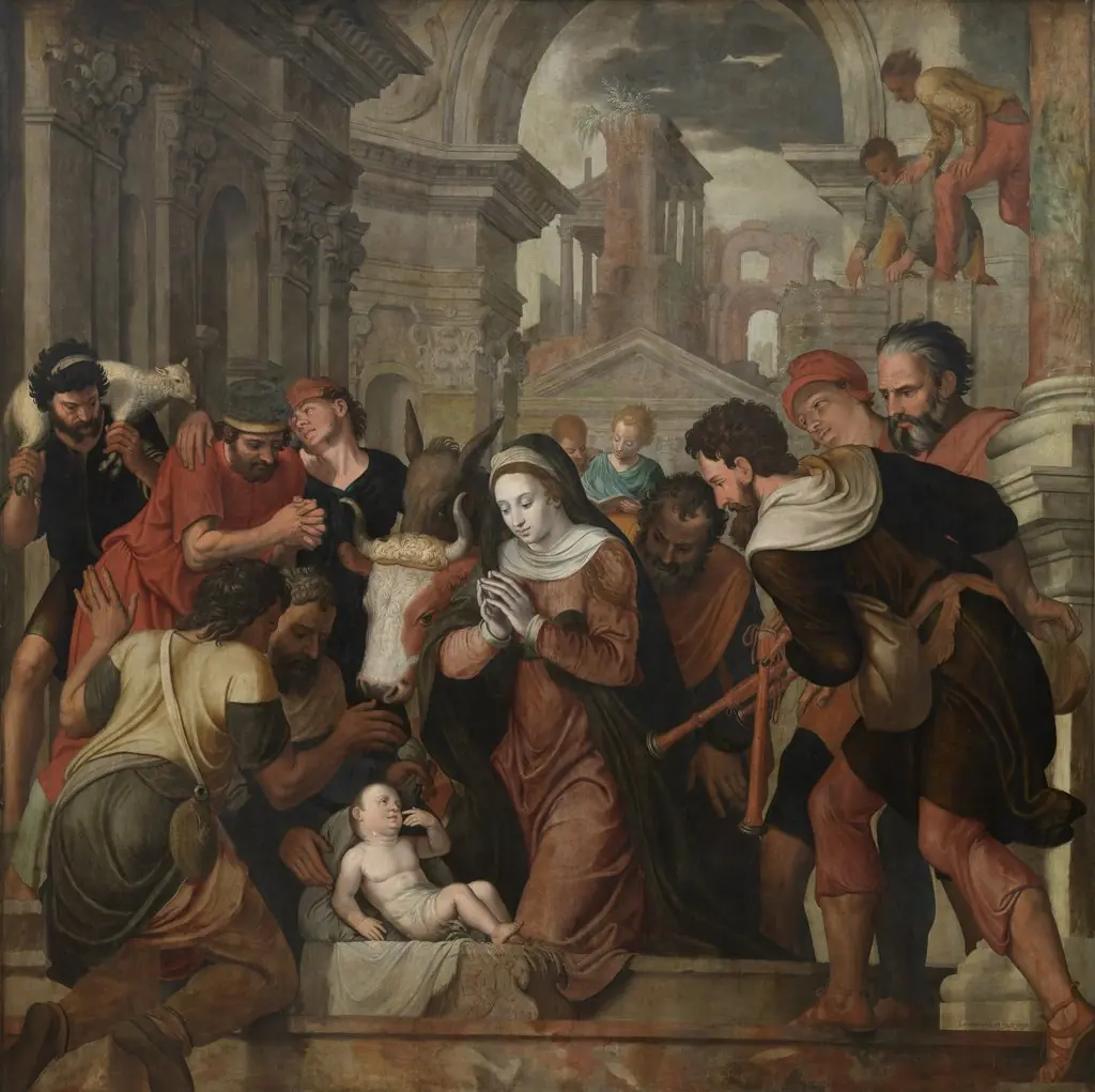 The Adoration of the Shepherds, by Lambert van Noort