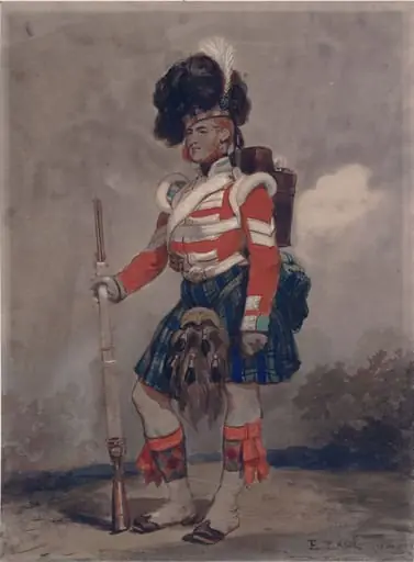 A Solider of th 79th Highlanders Cobham Camp