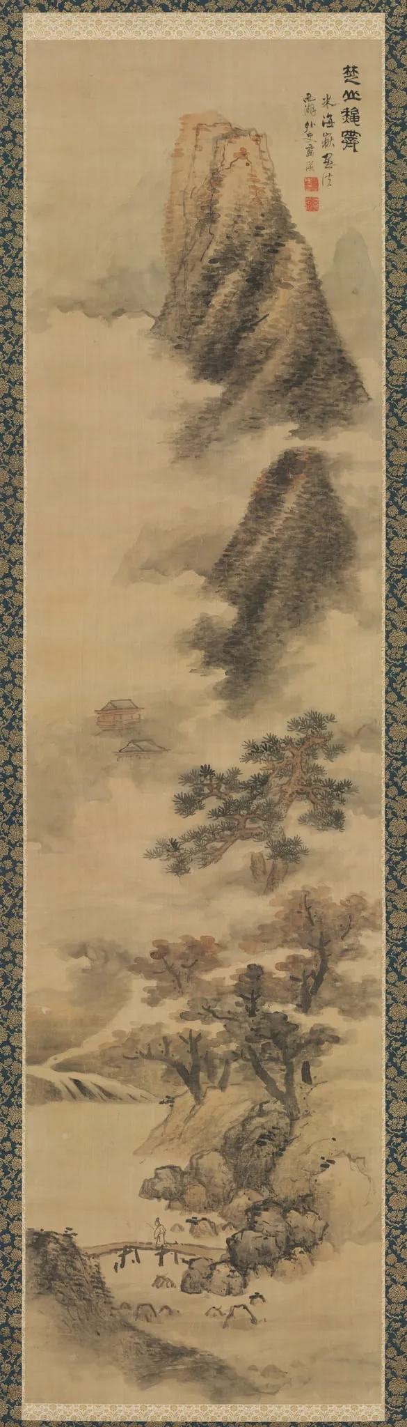 Clearing Autumn Mists in the Chu Mountains, by Lan Ying, unspecified, 1604