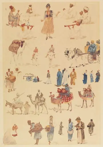 Egyptian Types, by Lance Thackeray