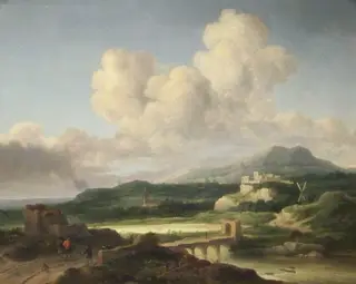 Landscape after Ruisdael, by Thomas Doughty