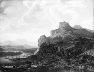 Landscape by the Rhine
