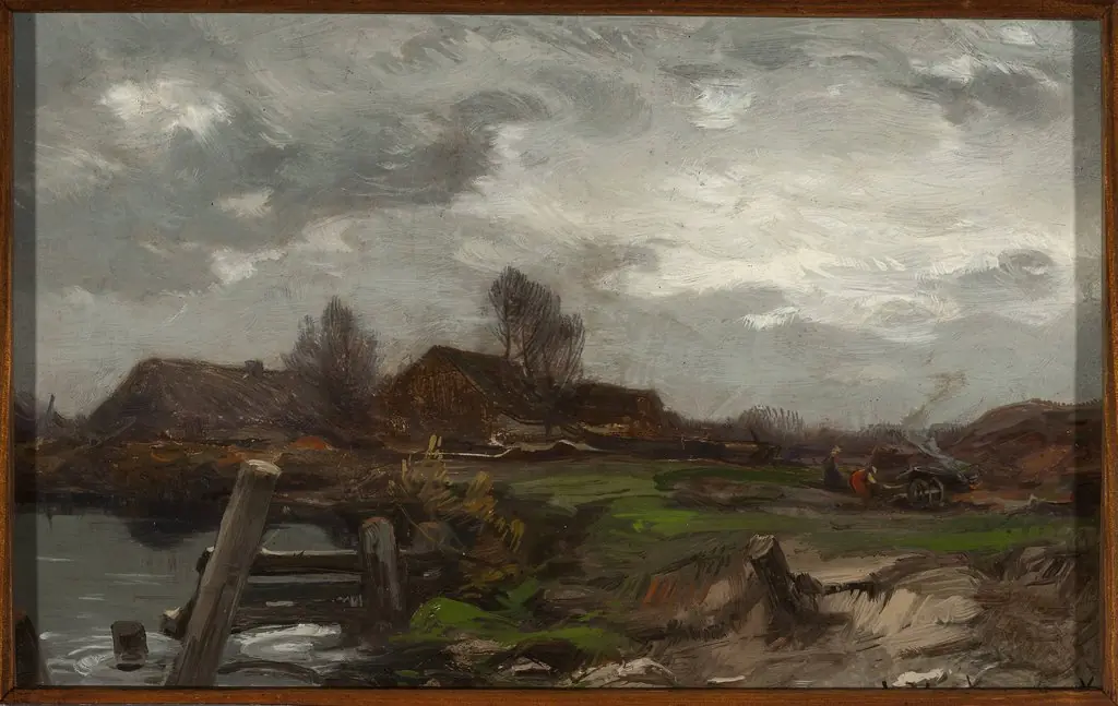Landscape – Cottages at waterside