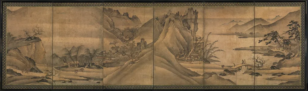 Landscape of the Four Seasons, unspecified, 1424