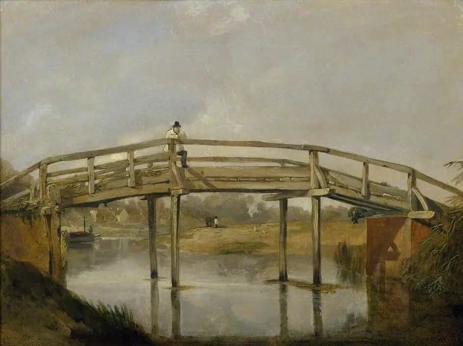 Landscape with a River and Bridge