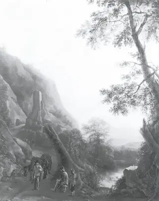 Landscape with a Steep Cliff