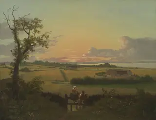 Landscape with a Stile. The Isle of Møn