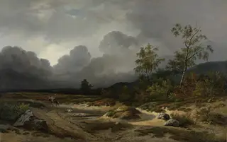 Landscape with a Thunderstorm Brewing, by Willem Roelofs