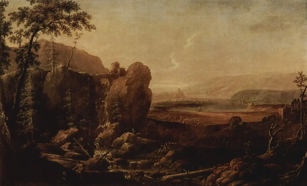 Landscape with a Waterfall