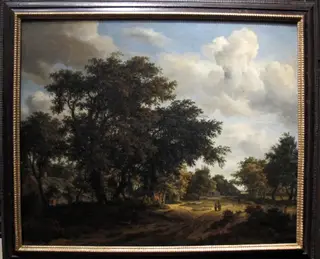Landscape with a Wooded Road