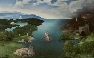Landscape with Charon Crossing the Styx, by Joachim Patinir