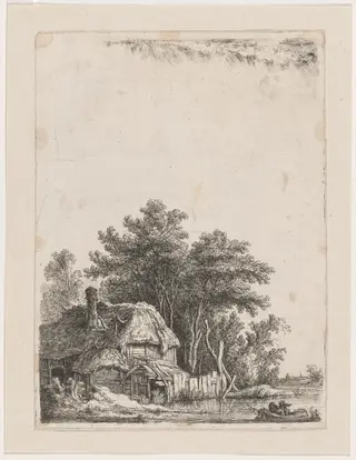 Landscape with Cottage on the Water