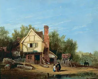 Landscape with Cottages, by William Mulready