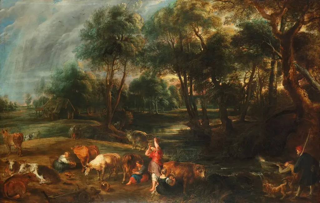 Landscape with Cows and Wildfowlers