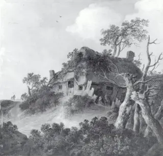 Landscape with Farm House on a Hill