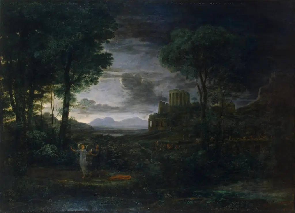 Landscape with Jacob Wrestling with the Angel (Night)
