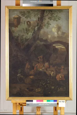 Landscape with Mules and Goats