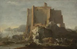 Landscape with Rock and Fortress