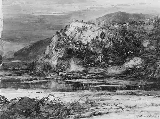 Landscape with Rocky Hills and Stream, by William Louis Sonntag