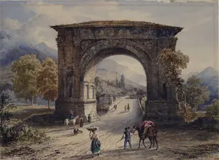 Landscape with Roman Arch