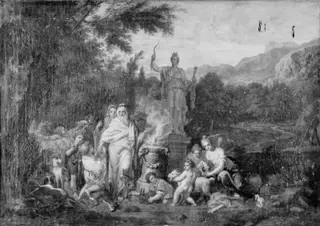 Landscape with Sacrifice to Diana