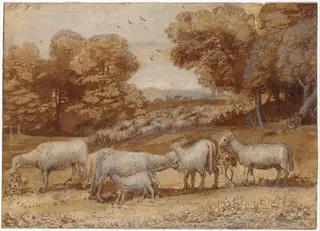 Landscape with Sheep, by Claude Lorrain