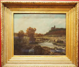 Landscape, with the Chatel St Denis, Scey-en-Varais