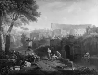 Landscape with the Colosseum and the Arch of Constantine