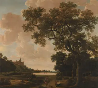 Landscape with the Schwanenburg, Cleves