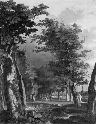 Landscape with Trees near Paris