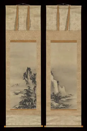 秋冬景山水図|Landscapes of Autumn and Winter