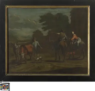 Landschap met boeren, by Pieter Quast