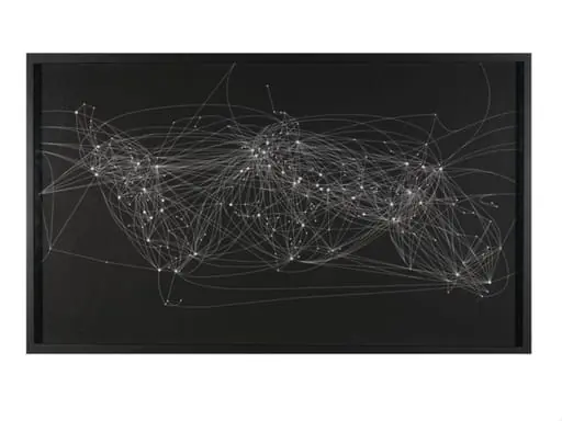 Air Routes of the World (Night), by Langlands and Bell