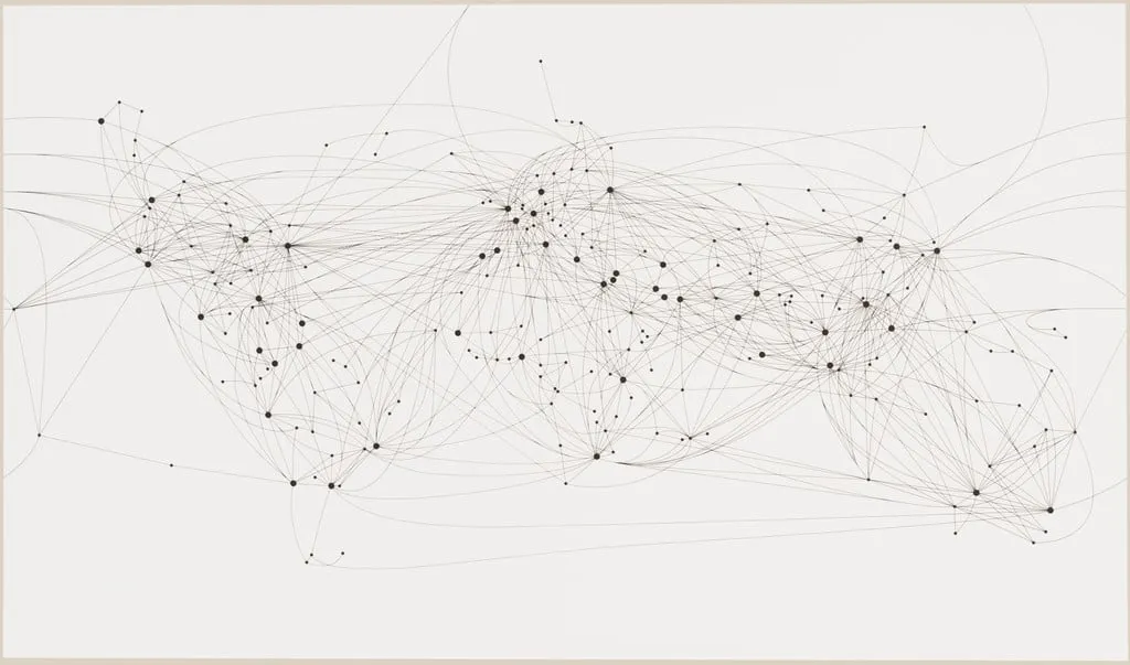 Untitled, by Langlands & Bell, ink, 2001