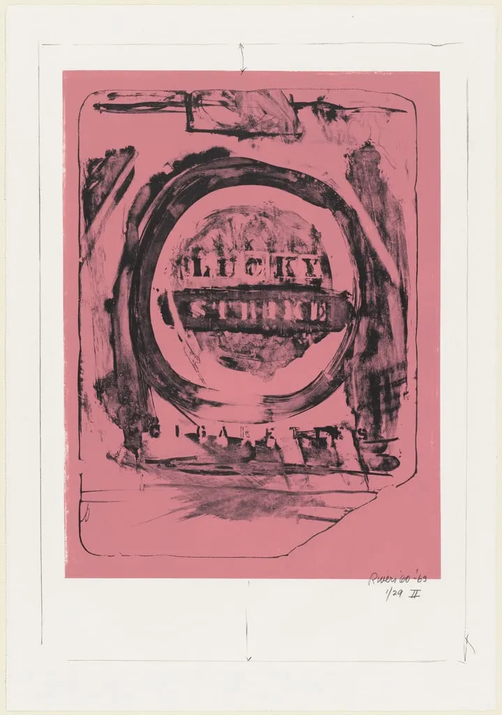 Untitled, by Larry Rivers, ink, 1962
