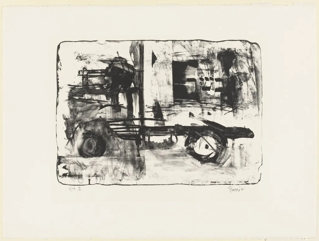 Untitled, by Larry Rivers, ink, 1961