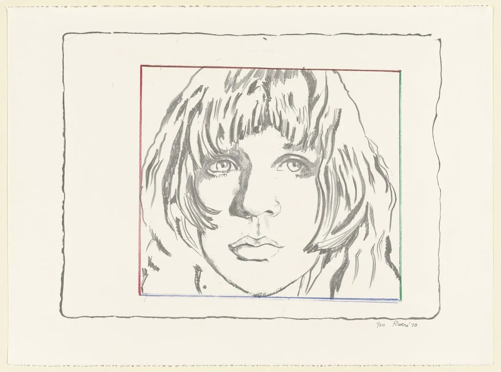Untitled, by Larry Rivers, ink, 1970