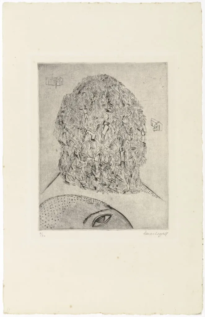 Untitled, by Lasar Segall, ink, 1930