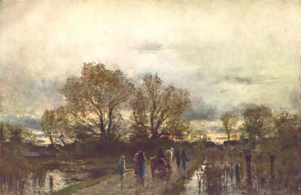 Landscape with Swamp, by László Mednyánszky