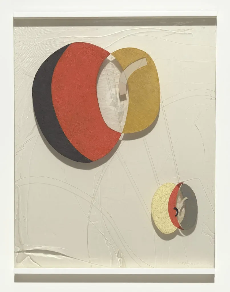 Untitled, by László Moholy-Nagy, oil, 1942
