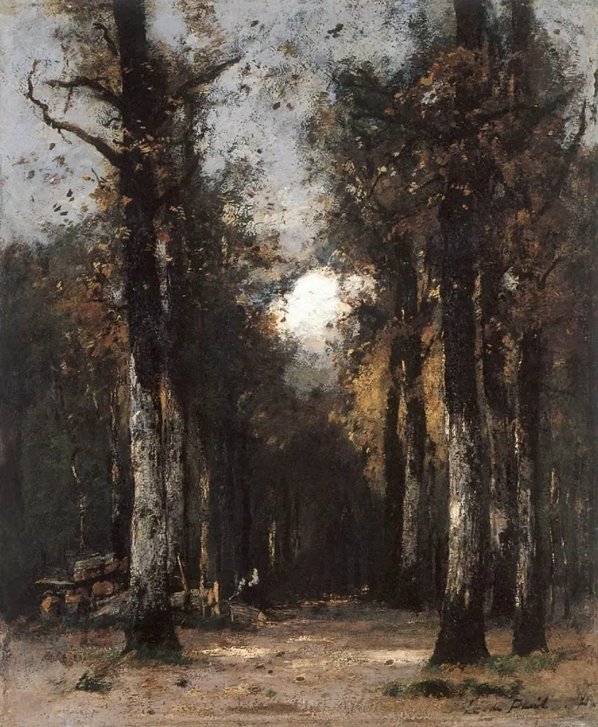 Depths of the Forest, by László Paál