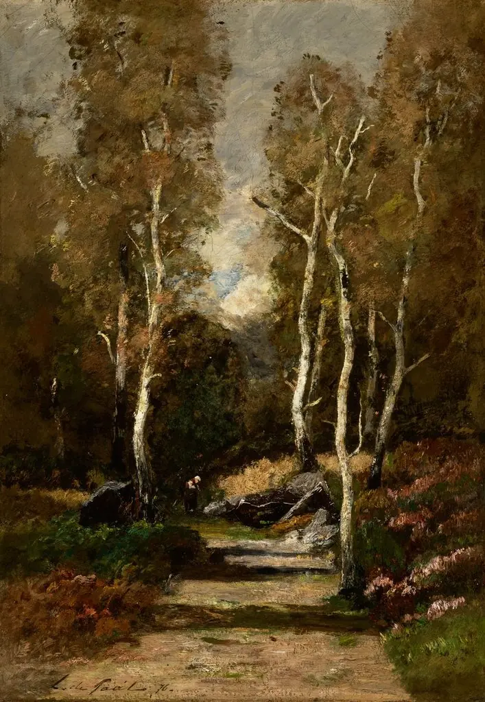 Forest Road, by László Paál