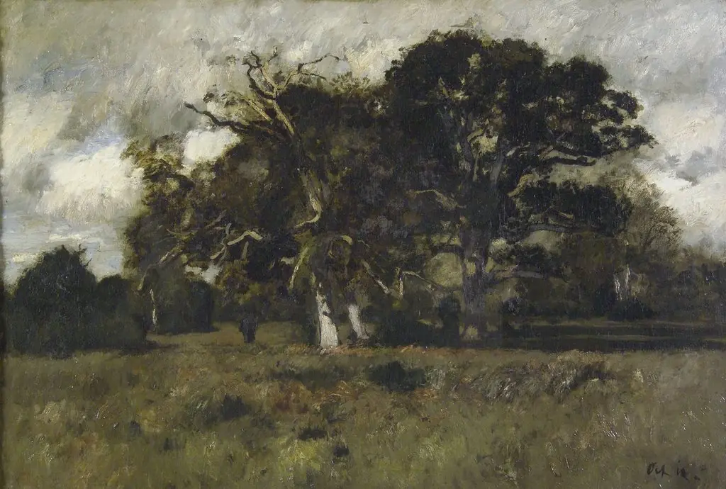 October Wind, by László Paál