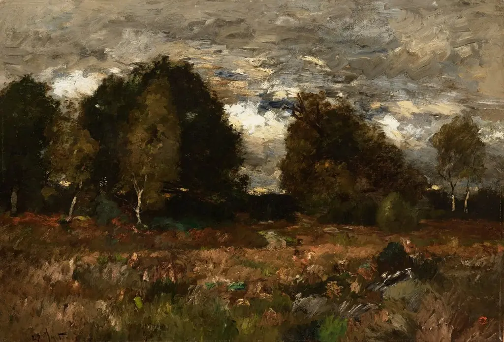 Stormy Landscape, by László Paál