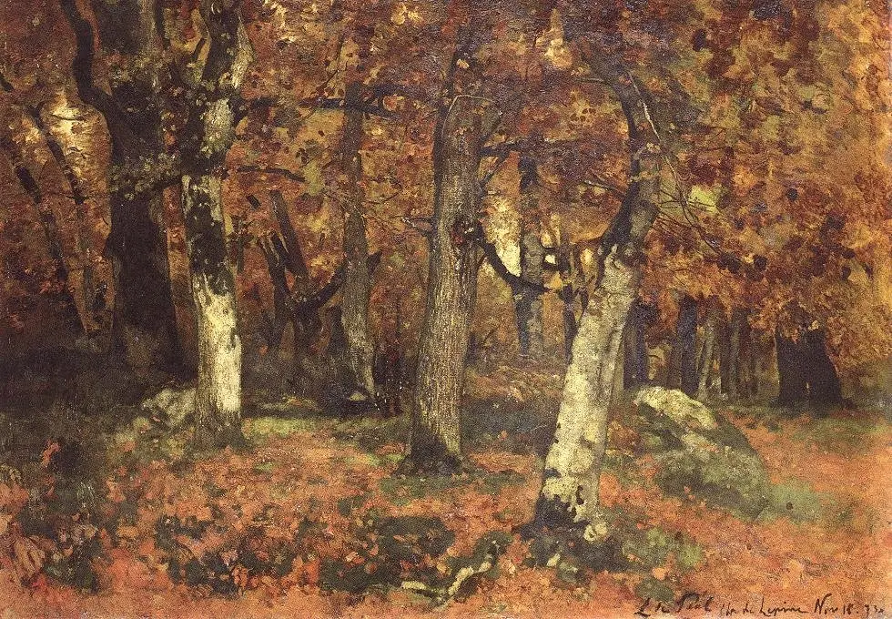 The Depths of the Forest, by László Paál