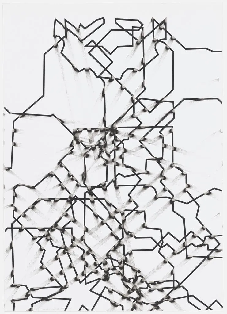 Untitled, by Latifa Echakhch, ink, 2019